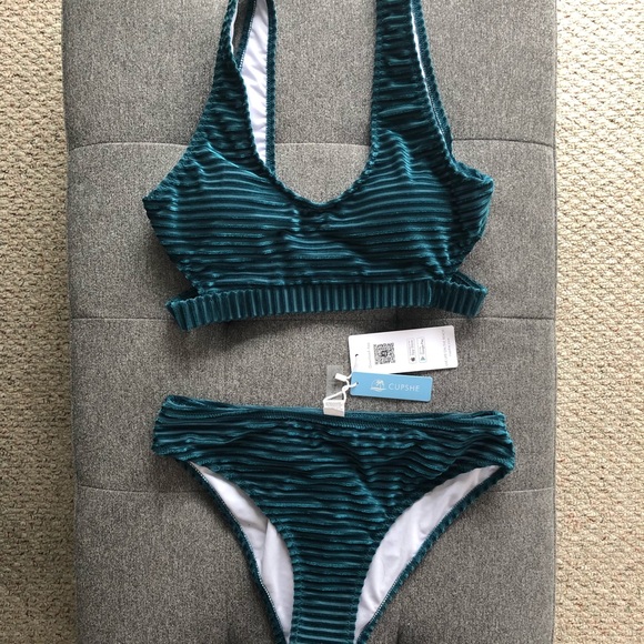 cupshe velvet bikini